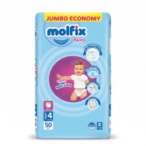 Molfix Diaper Pants Size 4 Maxi (9–14 kg) - 50 Pcs