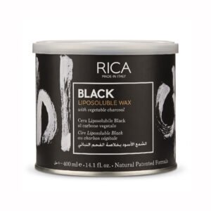 RICA Black Liposoluble Wax with Vegetable Charcoal