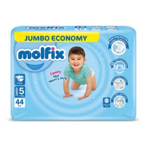 Molfix Baby Diapers Size 5 Junior (11–18 kg) - 44 Pcs