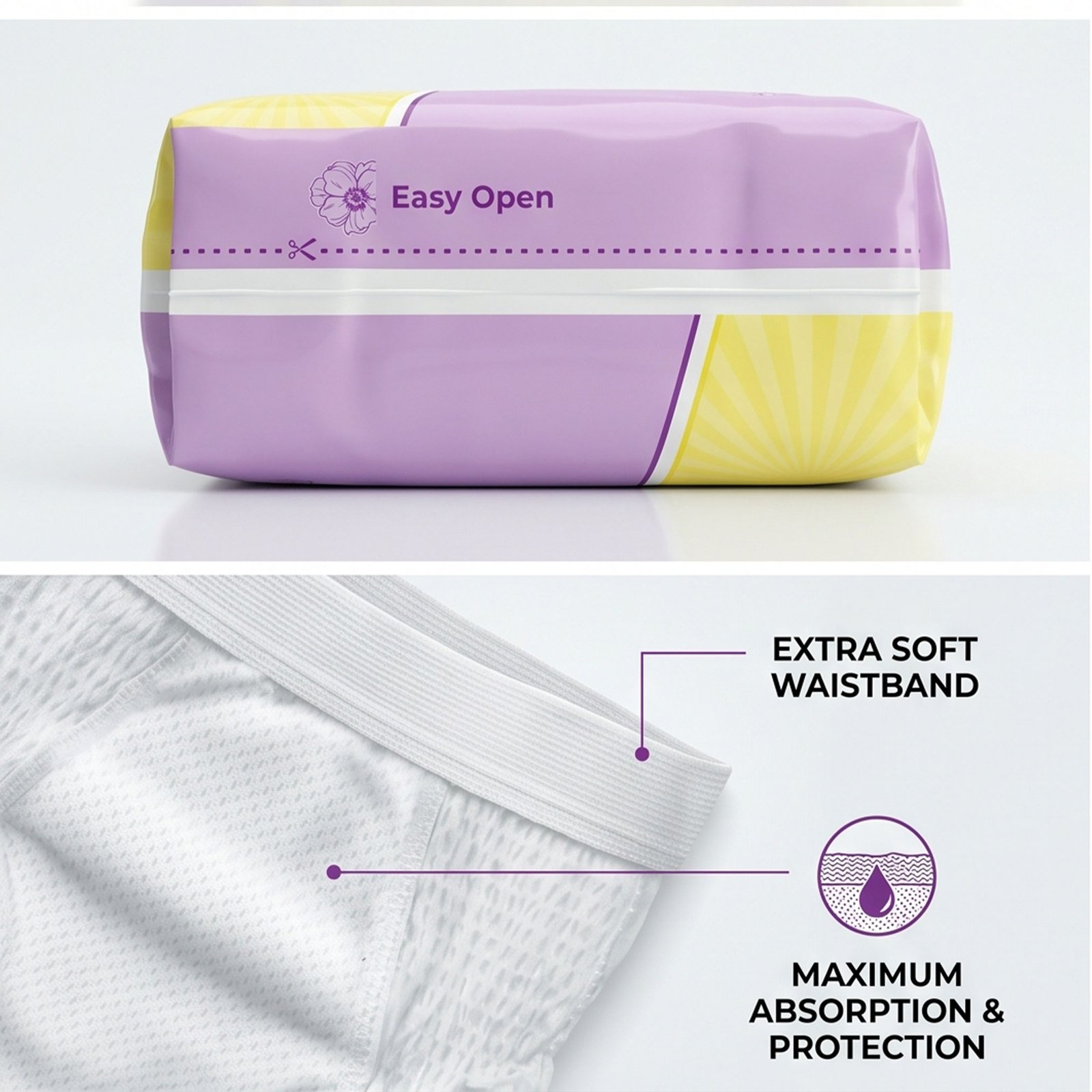 Ezi Pants Ultra Absorbent Sanitary Pants - Image 3
